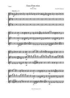 15 easy flute trios: No.6 Donkey riding by folklore