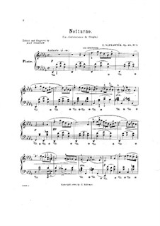 Nocturne, Op.48 No.1: Nokturne by Eduard Napravnik