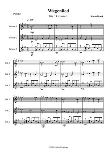 Wiegenlied von Sabine Brack, Op.1 Nr.2: Wiegenlied von Sabine Brack by S. Gelück