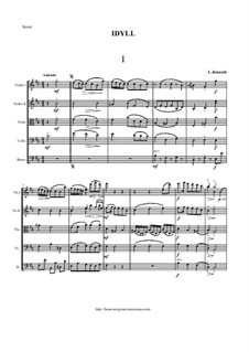 Idyll - Suite for String orchestra, JW 6/3: Partitur by Leoš Janáček