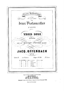 Duos für zwei Cellos, Op.53: Duo Nr.2 – Stimmen by Jacques Offenbach
