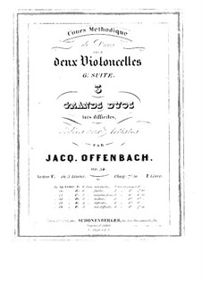 Duos für zwei Cellos, Op.54: Duo Nr.1 – Stimmen by Jacques Offenbach