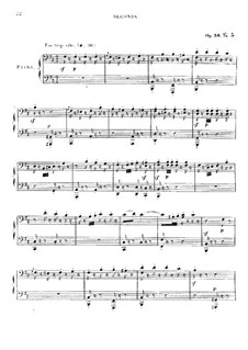 Studien in kanonischer Form, Op.56: Nr.5, für Klavier, vierhändig by Robert Schumann
