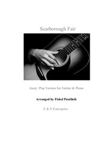 Scarborough Fair: For guitar and piano (jazzy/pop version) by folklore