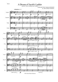 A dream of Jacob's ladder: Für Streichquartett by folklore