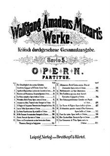 Der Traum des Scipio, K.126: Nr.1-5 by Wolfgang Amadeus Mozart