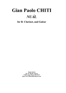 Nual for Bb clarinet and guitar: Nual for Bb clarinet and guitar by Gian Paolo Chiti