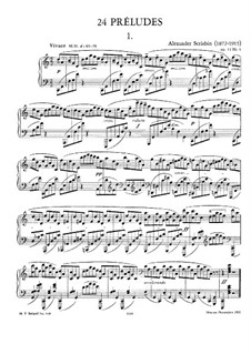 Vierundzwanzig Präludien, Op.11: Vollständiger Satz by Alexander Skrjabin