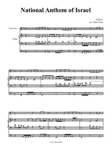 HaTikwa: Für Tenorsaxophon und Orgel by folklore