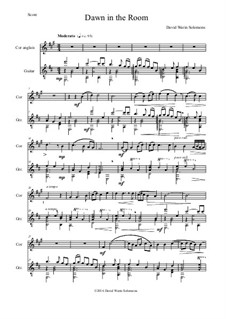 Dawn in the Room: For cor anglais and guitar by David W Solomons
