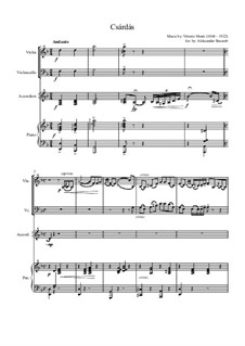 Csardas: Für Quartette by Vittorio Monti