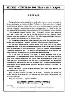 Konzert für Klavier und Orchester Nr.21 in C-Dur, K.467: Bearbeitung für zwei Klaviere, vierhändig by Wolfgang Amadeus Mozart