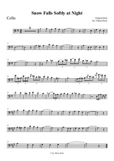 Leise rieselt der Schnee: Für Cello by Eduard Ebel