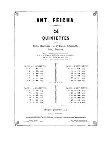 Holzbläserquintett in G-Dur, Op.99 No.6: Hornstimme in G by Anton Reicha