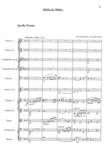 Biblische Bilder, Op.220: Nr.4 Jacobs Traum by Carl Reinecke