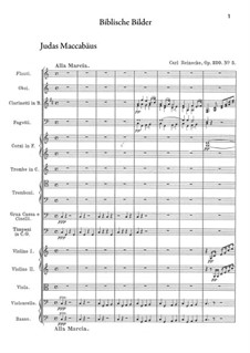 Biblische Bilder, Op.220: Nr.5 Juda Maccabäus by Carl Reinecke