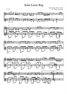 St. Louis Rag: Für Flöte und Gitarre by Tom Turpin