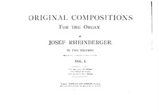 Zwölf Monologe für Orgal, Op.162: Zwölf Monologe für Orgal by Josef Gabriel Rheinberger