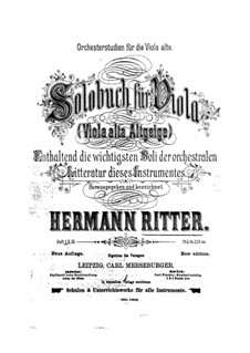 Solobuch für Viola: Buch I by Hermann Ritter