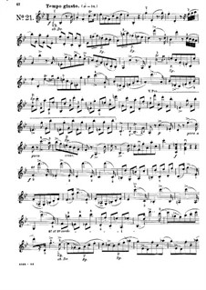 Vierundzwanzig Capricen für Violine: Capricen Nr.21-24 by Pierre Rode