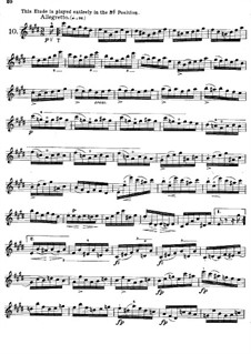 Vierundzwanzig Capricen für Violine: Caprice Nr.10 by Pierre Rode