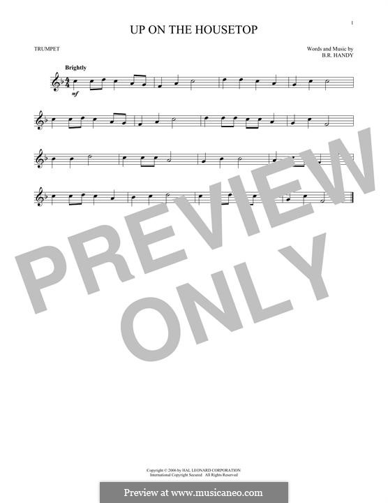 Up on the House Top: Für Trompete by Benjamin Russel Hanby