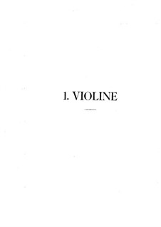 Klavierquintett Nr.2 in cis-Moll, Op.54: Violinstimme by Karl Goldmark