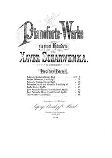 Polnische Nationaltänze, Op.3: Tänze Nr.1-5 by Xaver Scharwenka