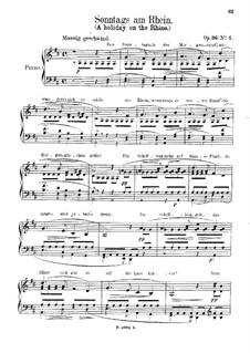 Sechs Gedichte, Op.36: Nr.1-4 by Robert Schumann