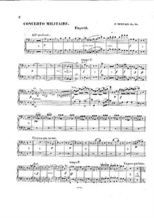 Militärkonzert für Cello und Orchester, Op.18: Fagottenstimme by Adrien-François Servais