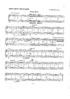 Militärkonzert für Cello und Orchester, Op.18: Hörnerstimmen in C by Adrien-François Servais