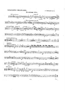 Militärkonzert für Cello und Orchester, Op.18: Posaunenstimmen by Adrien-François Servais