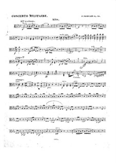 Militärkonzert für Cello und Orchester, Op.18: Violastimme by Adrien-François Servais