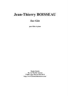 Suo Gan: Für Flöte und Piano by folklore