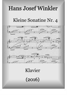 Kleine Sonatine Nr.4 (2016): Kleine Sonatine Nr.4 (2016) by Hans Josef Winkler