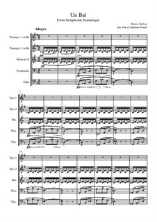 Symphonie fantastique, H.48 Op.14: Movement II, for wind quintet by Hector Berlioz