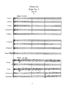 Suite Nr.1 in d-Moll, TH 31 Op.43: Nr.5 Scherzo by Pjotr Tschaikowski