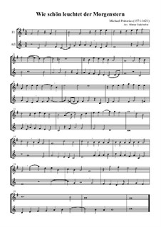 Wie schön leuchtet der Morgenstern: Wie schön leuchtet der Morgenstern by Michael Praetorius