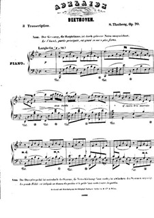 Adelaide, Op.46: Klavierauszug by Ludwig van Beethoven