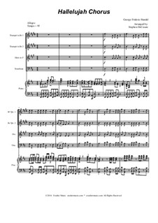 Nr.44 Halleluja: Für Blechblasquartett by Georg Friedrich Händel