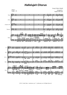 Nr.44 Halleluja: For woodwind quartet by Georg Friedrich Händel