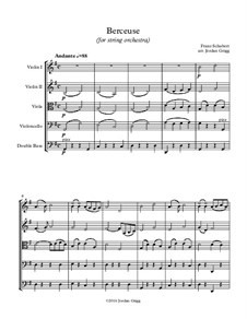 Wiegenlied, D.498 Op.98 No.2: Für Streichorchester by Franz Schubert