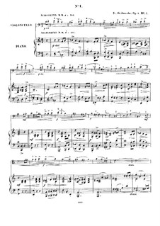 Fünf Stücke für Cello und Klavier, Op.4: Nr.1-3 by Friedrich Grützmacher