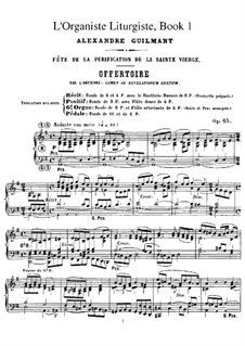 L'organiste liturgiste, Op.65: Buch I by Alexandre Guilmant