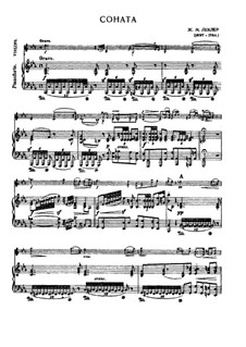 Zwölf Sonaten für Violine und Basso Continuo, Op.5: SonateNr.6 für Violine und Klavier by Jean-Marie Leclair