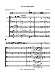 Allegro Appassionato, Op.43: Für Streichorchester by Camille Saint-Saëns
