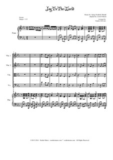 Ensemble version: Für Streichquartett by Georg Friedrich Händel