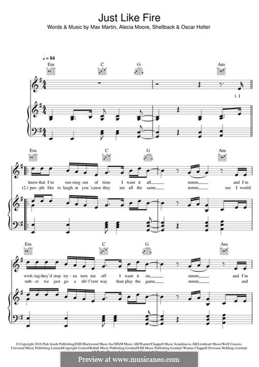 Just my fire. On Fire Ноты. Джаст лайк фаер.