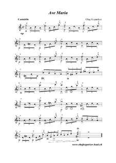 Ave Maria, Op.3: Ave Maria by Oleg Kopenkov
