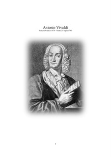 The most beautiful Vivaldi's Concertos transcribed for Flute and Piano: The most beautiful Vivaldi's Concertos transcribed for Flute and Piano by Antonio Vivaldi